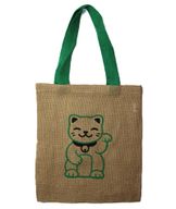 Large Jute Tote Bag - 3 assorted designs