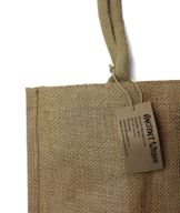 Large Jute Shopping Bag with Bottle holders