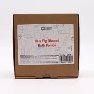Pig Bathbomb 70g - Vanilla Cupcake