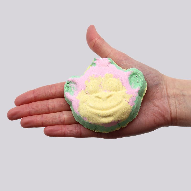 Monkey Bathbomb 90g - Guava & Strawberry