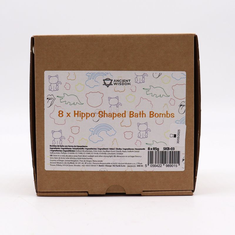 Hippo Bathbomb 85g - Citrus Crush