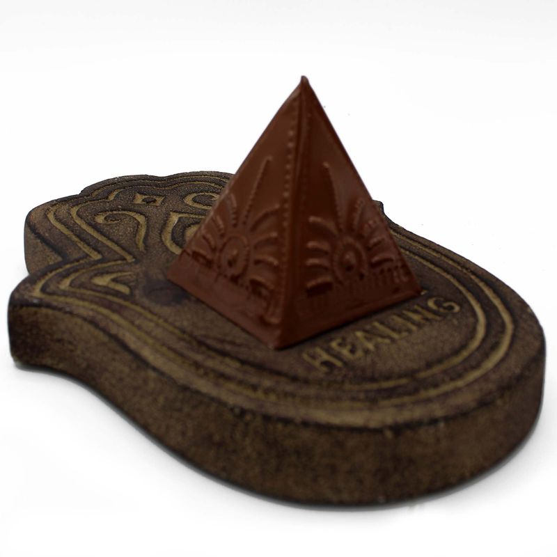 Healing Incense Plate - Black Lava-Stone
