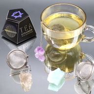 Raw Crystal Gemstone Tea Strainer - Red Jasper