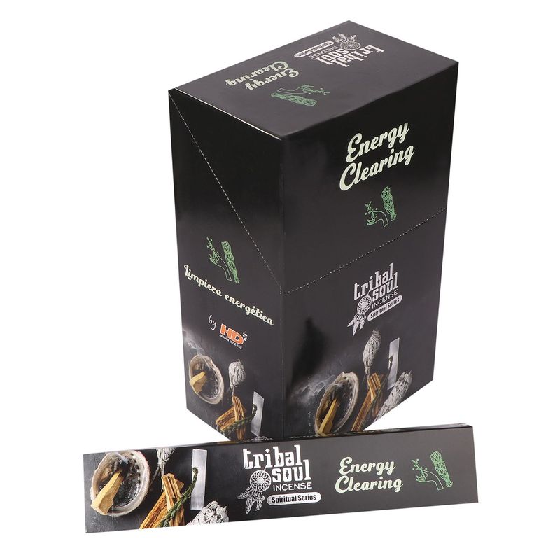 Energy Clearing Tribal Soul Spiritual Incense Sticks and Ceramic Holder