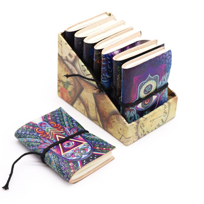 Assorted Esoteric Notebooks 7x10cm (display pack)