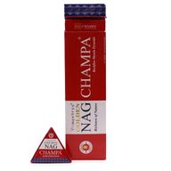 42g Jumbo Golden Nag - Champa Back Flow Incense Cones