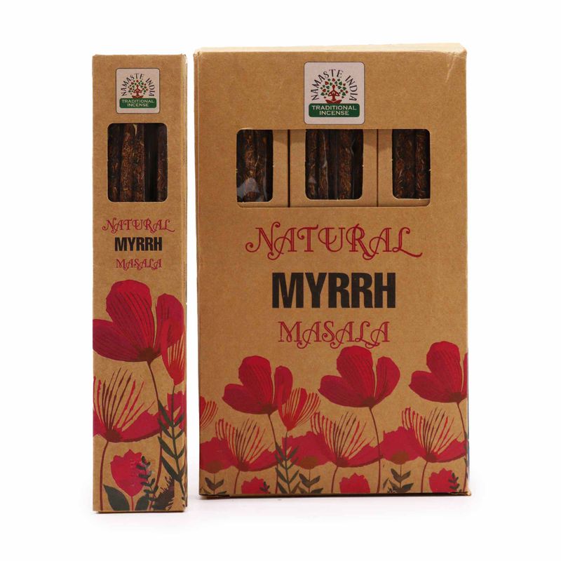 Natural Botanical Masala Incense - Myrrh