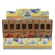 Natural Botanical Masala Incense Display Starter (6x8 Fragrance)