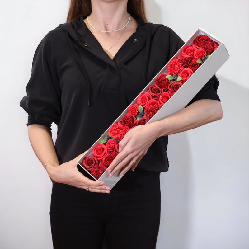 Extra Long Box - Classic Red Roses