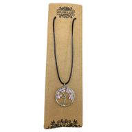 Tree of Life Pendant - Rose Quartz
