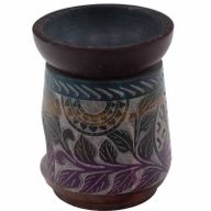 Large Soapstone Oil Burner 13cm - Elephant - Five Colours