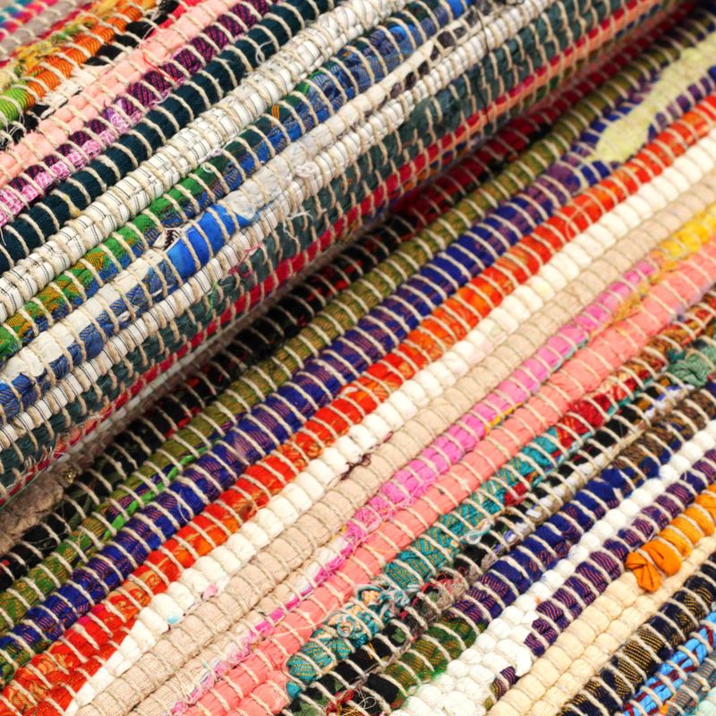 Room Rag Rug - Random Colours - 150x200cm