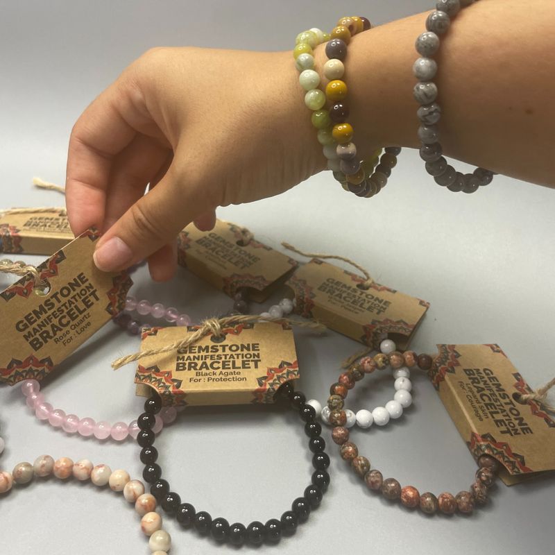Gemstone Manifestation Bracelet - Starter (4 of Each)
