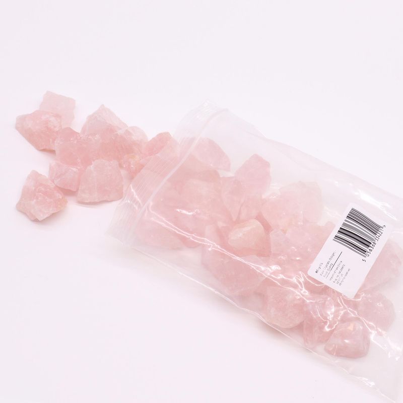 Rose Quartz Raw Crystals 500g