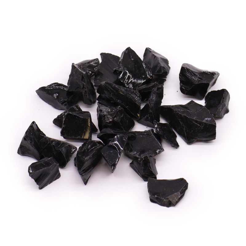 Cristale Brute (500 g) – Agat Negru