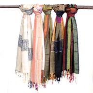 Lrg Indian Boho Scarves - 75x180cm - Random Greens