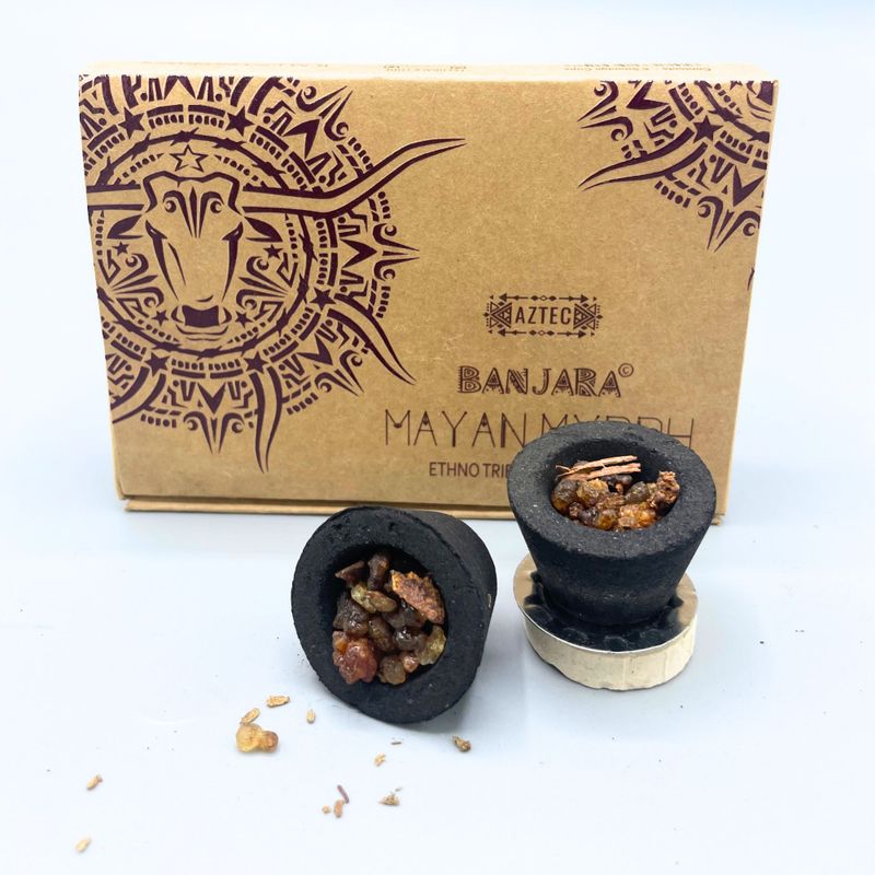 Banjara Resin Cups - Myrrh