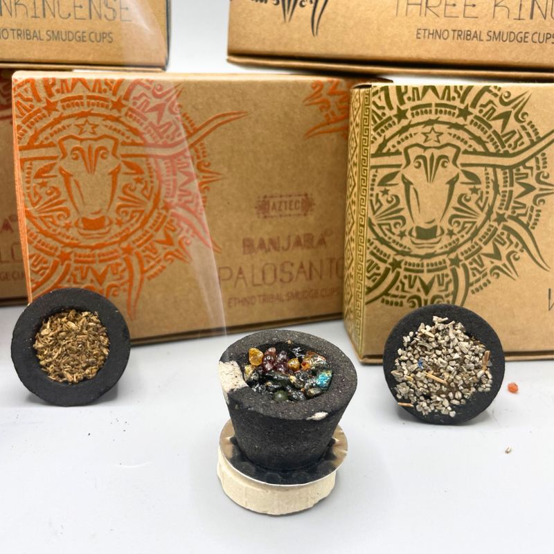 Banjara Resin Cups - Myrrh