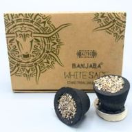 Banjara Resin Cups - White Sage