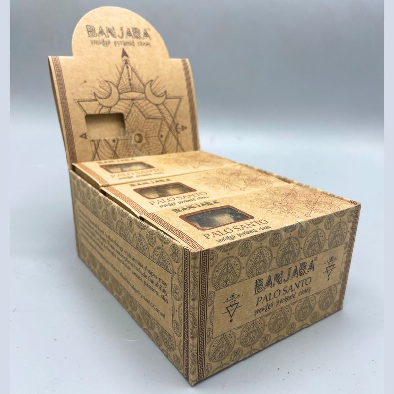 Banjara Smudge Pyramid Cones - Palo Santo