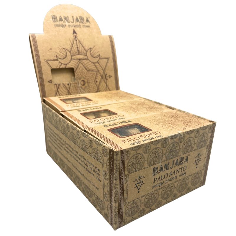 Banjara Smudge Pyramid Cones - Palo Santo