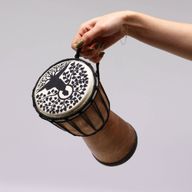 Handmade Wide Top Djembe Drum - 25cm