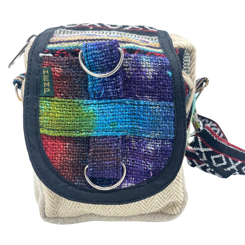 Tie-Dye Hemp Messenger Bag