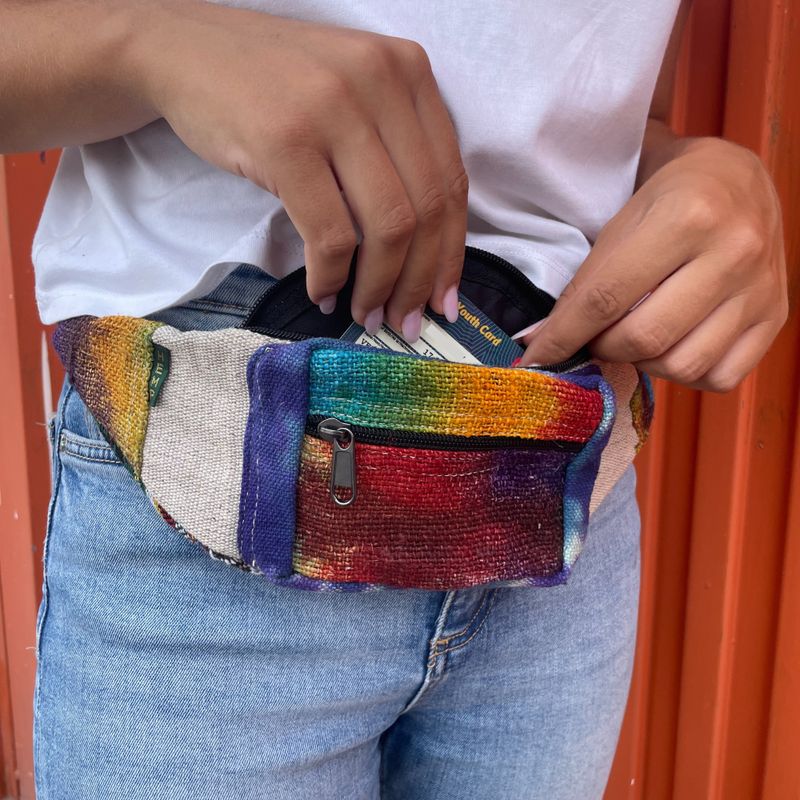 Tie-Dye Hemp Bum Bag