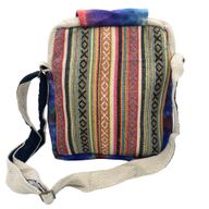 Tie-Dye Hemp Messenger Bag 2 Zip & Flop
