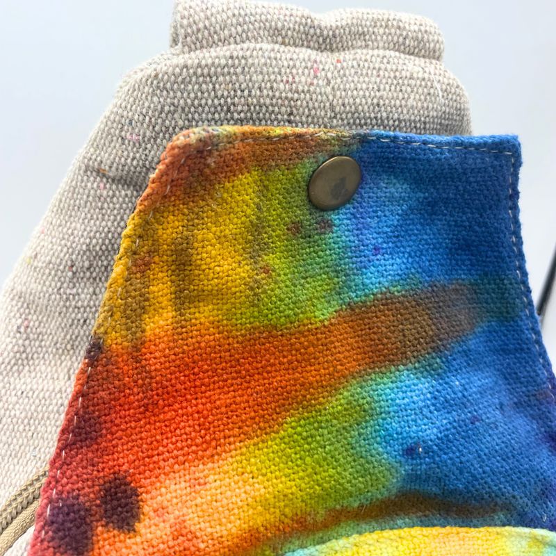 Tie-Dye Hemp Sling Shoulder Bag