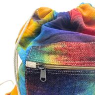 Tie-Dye Hemp String Bag
