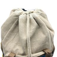 Tie-Dye Hemp Large Square Backpack