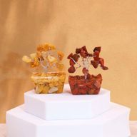 Mini Gemstone Trees On Orgonite Base - Assorted Mix (15 stones)