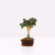 Mini Gemstone Trees On Wood Base - Green Aventurine (15 stones)