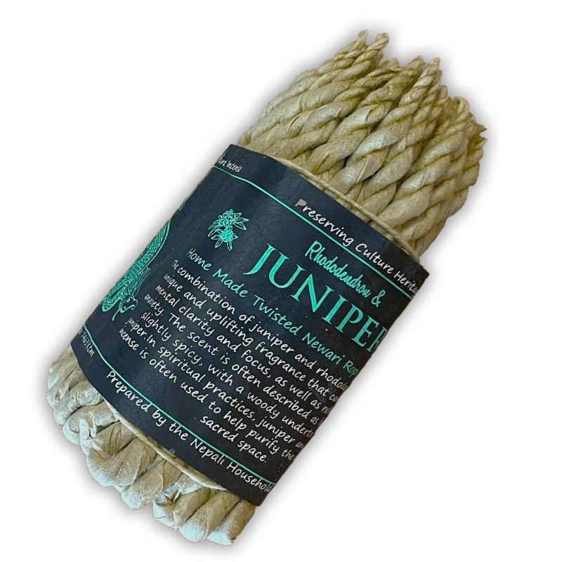 Pure Herbs Rhododendron and Juniper Rope Incense
