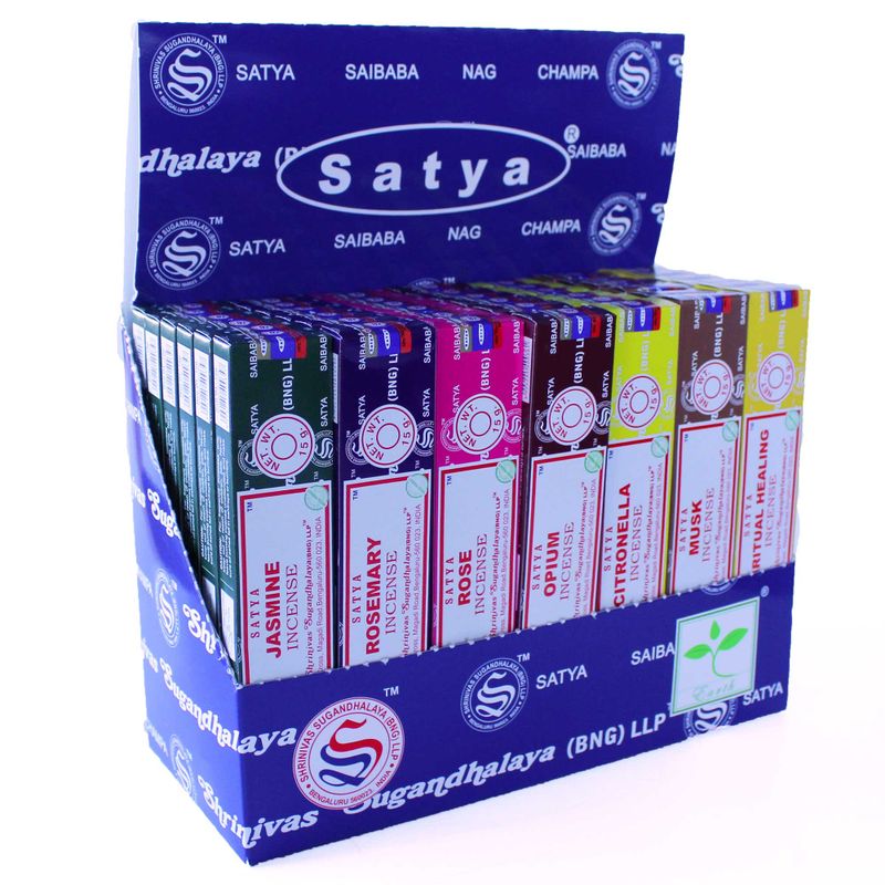 Satya Assorted Incense 15 gms - Display Pack (no. 3)
