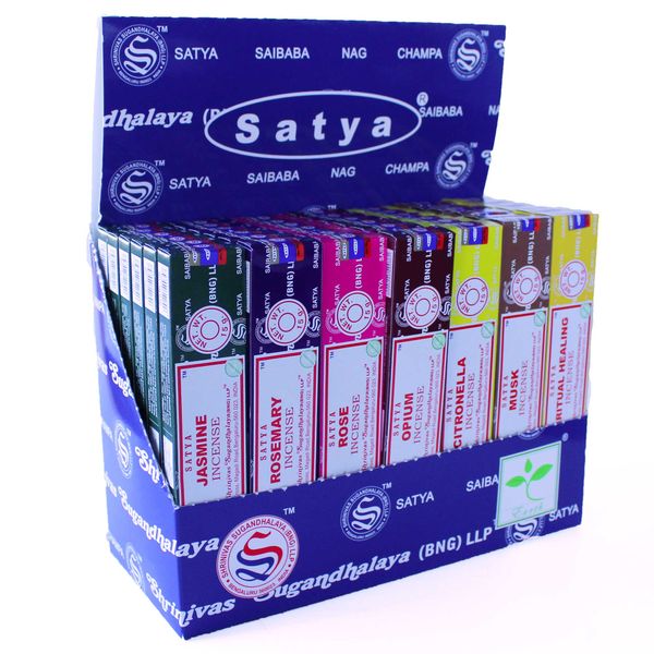 Satya Assorted Incense 15 gms - Display Pack (no. 3)