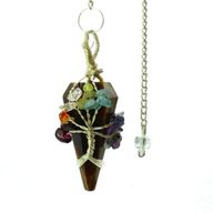 Magic Pendulum - Seven Chakra - Tiger Eye
