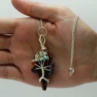 Magic Pendulum - Seven Chakra - Tiger Eye