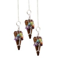 Magic Pendulum - Seven Chakra - Tiger Eye