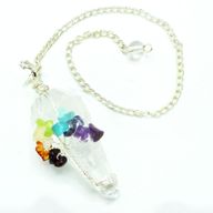 Magic Pendulum - Seven Chakra - Rock Quartz