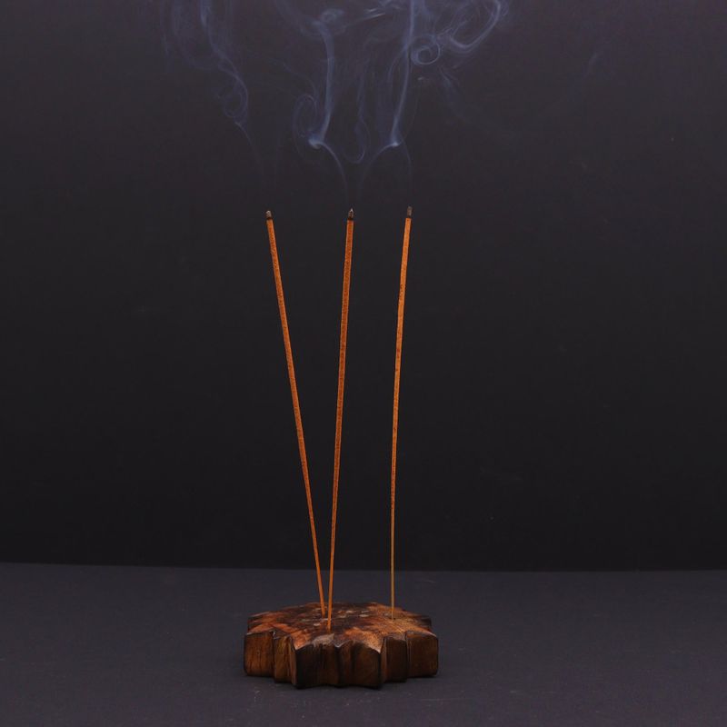 Engraved and Brass Zodiac Sign Incense Burners - Sun