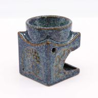 Square Buddha Burner - Dusty Blue