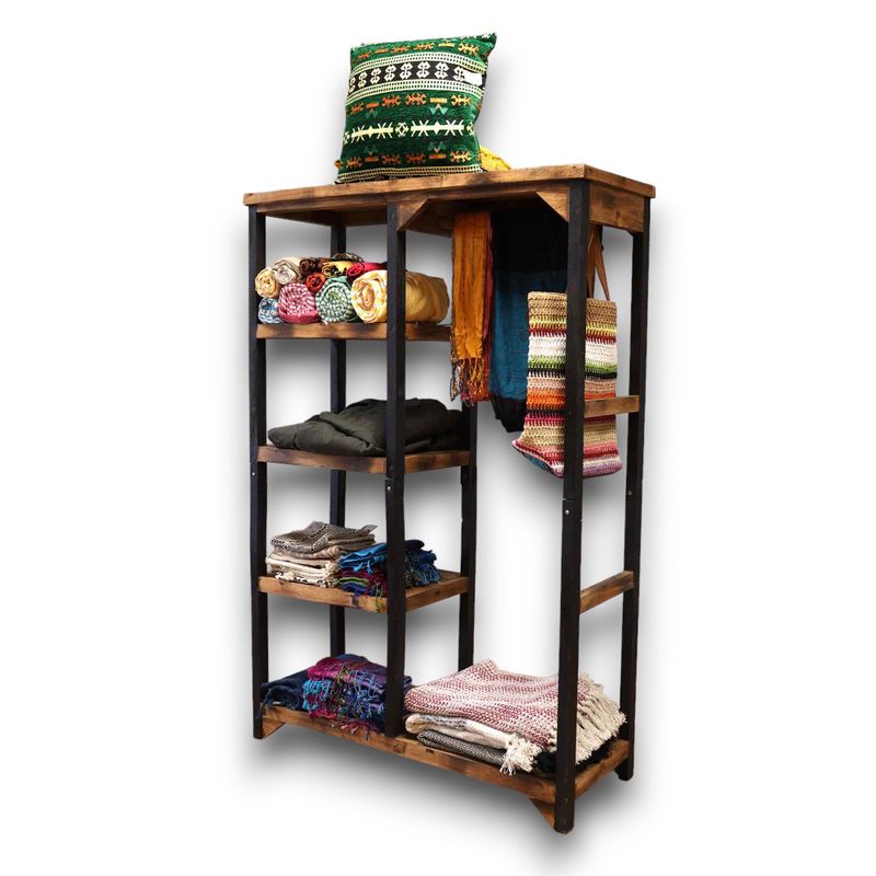 Clothes Rack & Shelves Square