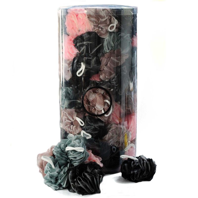 Two Tones Scrunchies 4 asst (display tube) - 50gm