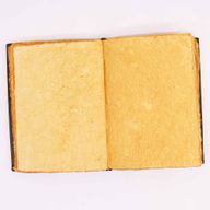 Hefty Brown Tan Book - Zinc Rose Decor - 200 Deckle Edges Pages - 26x18cm
