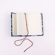 Block Print Assorted Cotton Bound Notebooks 7x10cm (display pack)
