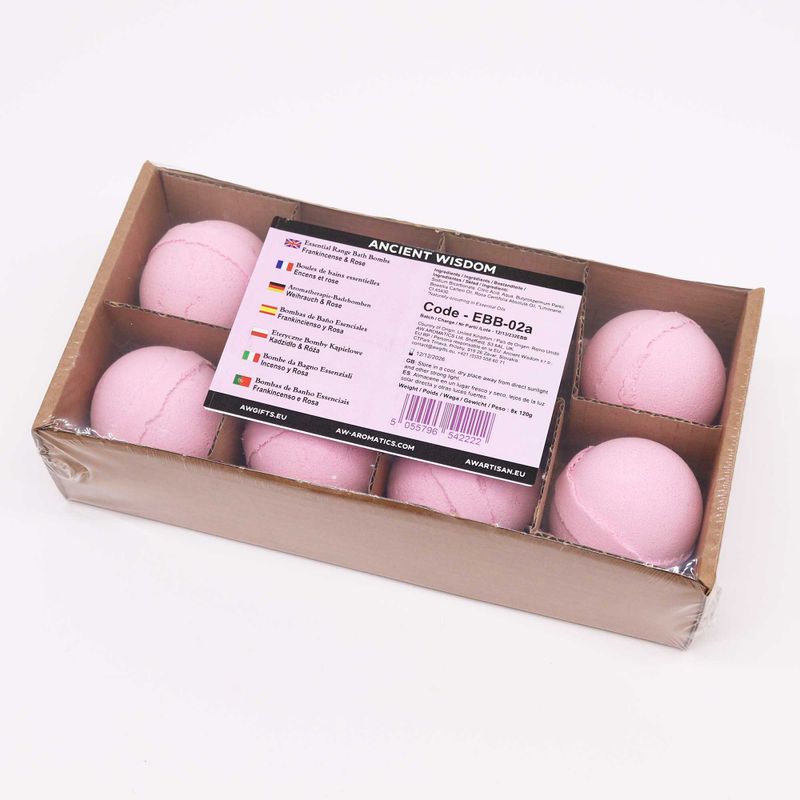 Frankincense & Rose Bath Bombs