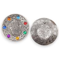 Seven Chakra Hamsa Incense Holder 11.5cm