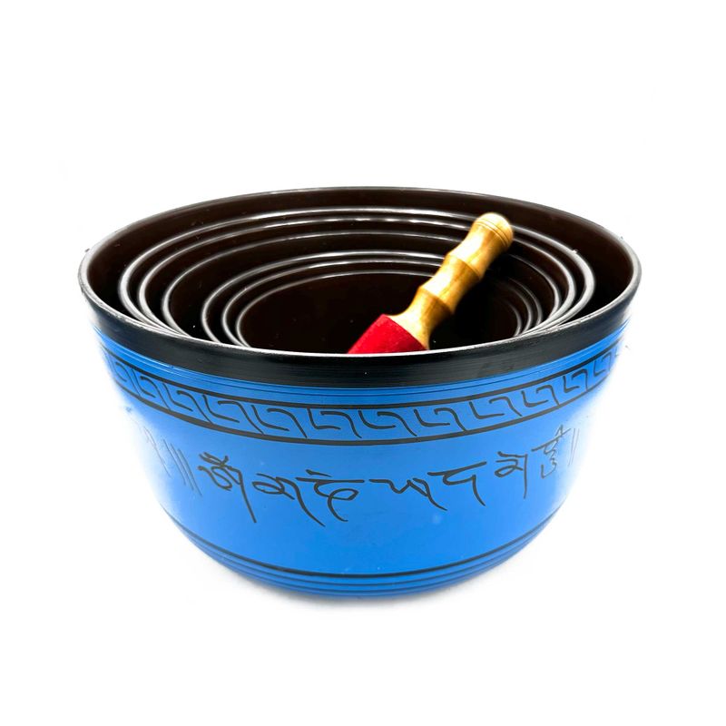 Small Chakra Set of Seven Singing Bowls (14-22cm)